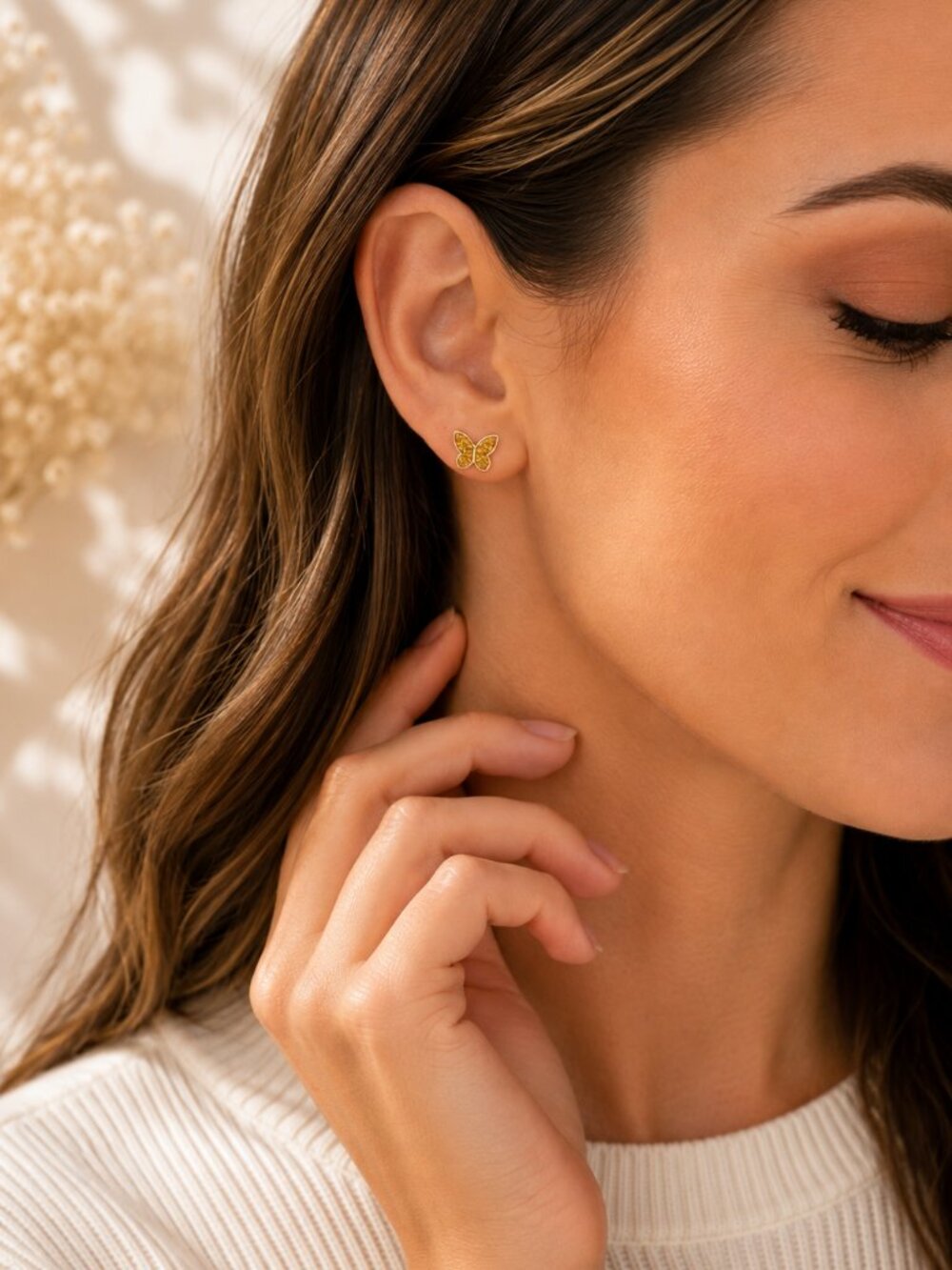Brand New Butterfly Stud Earrings - Picture 16 of 17